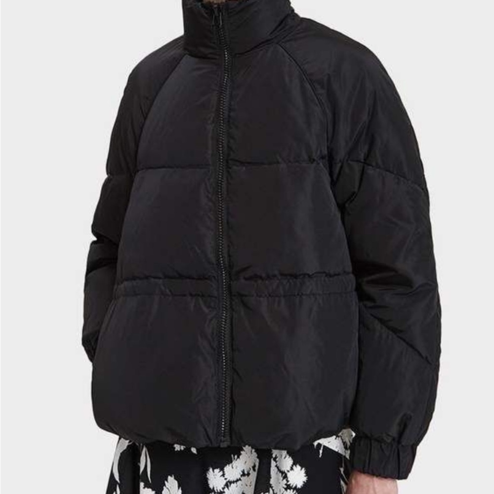 Ganni Black Oversized Puffer Jacket